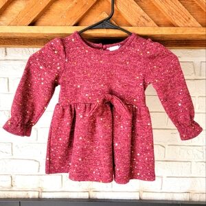 Pink Laundry Toddler Girl Gold Sequin Dress Top Size 3T